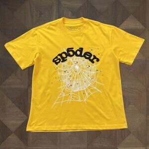 Sp5der Yellow T-Shirt